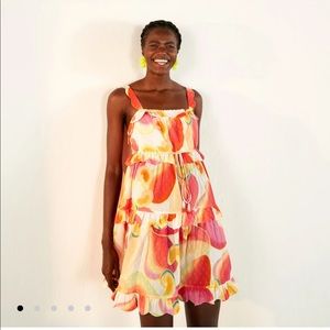 Farmrio Cashew Juice Mini Dress